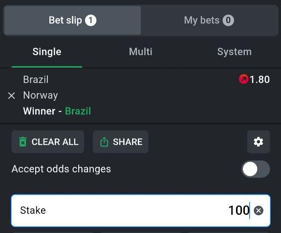купон ставки LeonBets